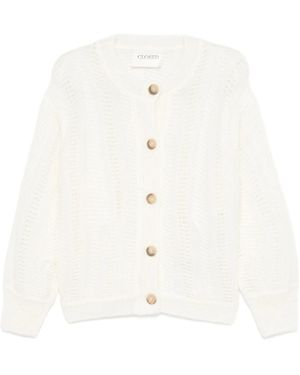 Closed Cardigan Clothing - White