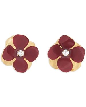 Marni 'Flower Pop' Earrings - Red