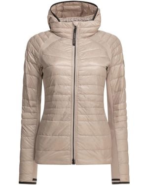 Canada Goose "Hybridge Lite Label" Short Down Jacket - Natural