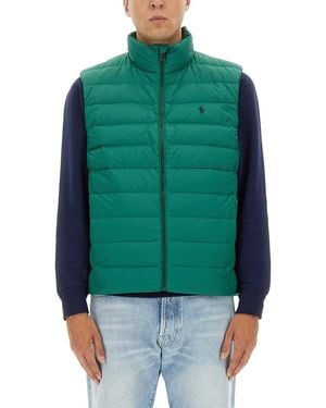 Polo Ralph Lauren Recycled Polyester Vest (Recycled) Waistcoats & Gilets - Green