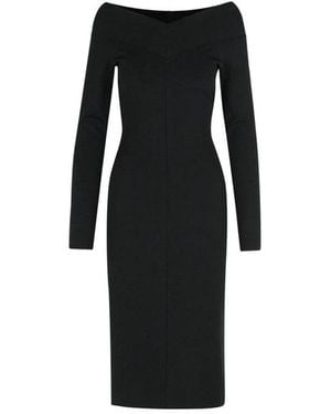 Stella McCartney Vestido de Midi - Negro