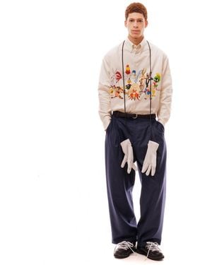 LC23 Ripstop Wool Pants - Blue