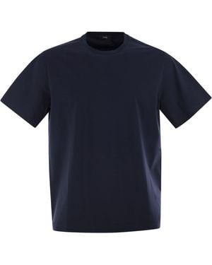 Herno Stretch Cotton T Shirt - Blue