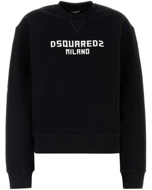 DSquared² Cotton Sweatshirt - Black