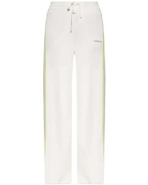CASABLANCA Drawstring-Fastening Track Trousers - White