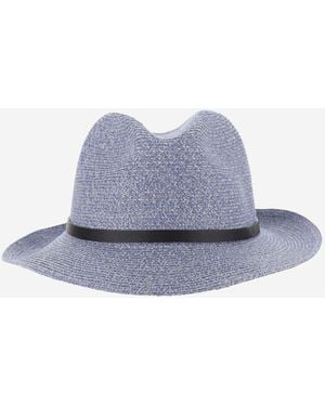 Filippo Catarzi 1910 Paper Blend Hat - Blue