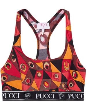 PUCCI Top Con Estampado Occhi - Rojo