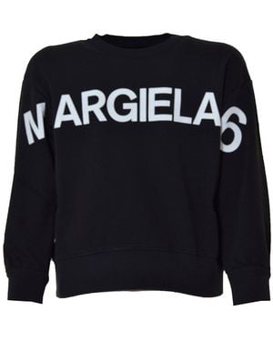MM6 by Maison Margiela Pullover - Schwarz