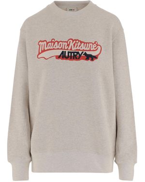 Autry Sweatshirt Main Maison Kitsune - Grey