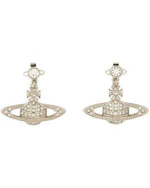 Vivienne Westwood Orecchini "Mini Bas Relief" - Metallic