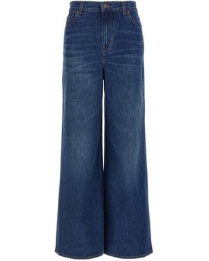 Chloé Chloã High Waist Jeans - Blue