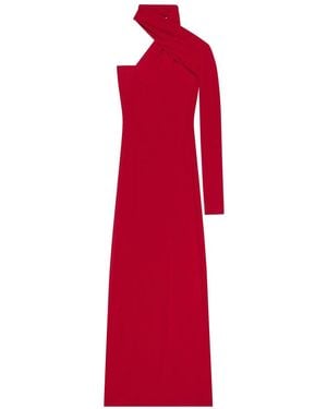 Courreges Courregès Draped Oneshoulder Dress - Red