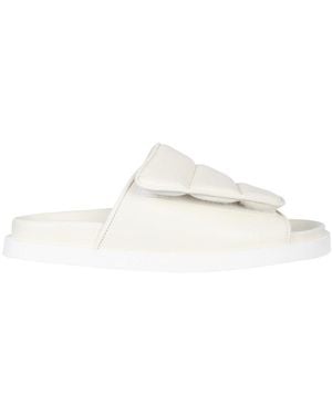 Gia Borghini Gia 3 Puffy Sandals - White