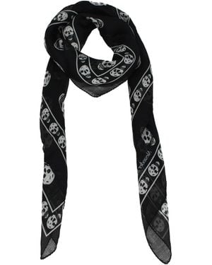 Alexander McQueen Foulard Silk - Black