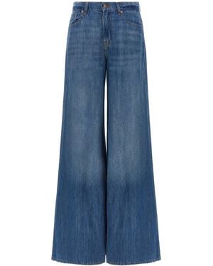 7 For All Mankind 'Willow Wide' Jeans - Blue