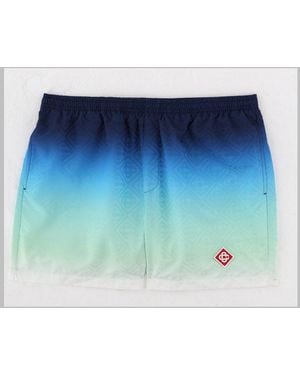 CASABLANCA Gradient Mini Swim Trunks - Blue