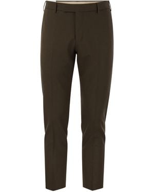 PT Torino Dieci Virgin Wool Pants - Gray