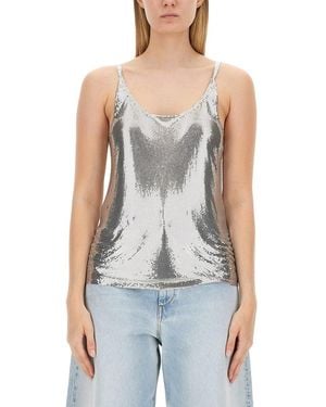 Rabanne Mesh Wire Top - Blue