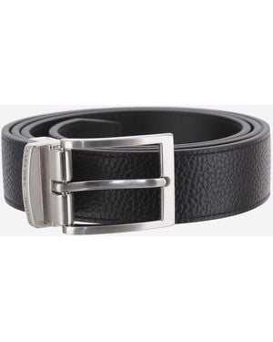 Emporio Armani Belt And Card Holder Set - Black