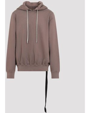 Rick Owens Sudadera con capucha extragrande - Marrón