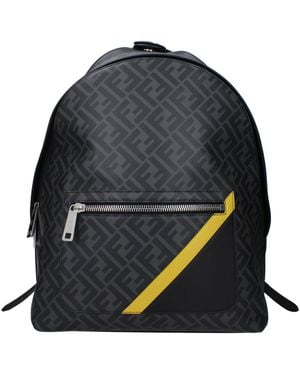 Fendi Backpacks And Fupi Fabric - Blue