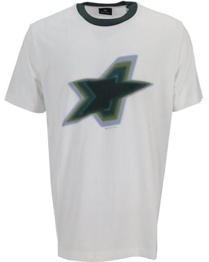 Paul Smith Heren Reg Fit T-shirt Ster - Grijs