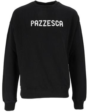 MC2 Saint Barth Stardust Glitter Crewneck Sweatshirt - Black