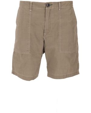 Paul Smith Patch Pkt Shorts - Natural