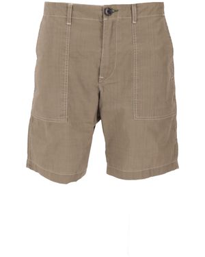 Paul Smith Herren Patch Pkt Shorts - Natur