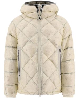 and wander "diamond Stitch" Down Jacket - Natural