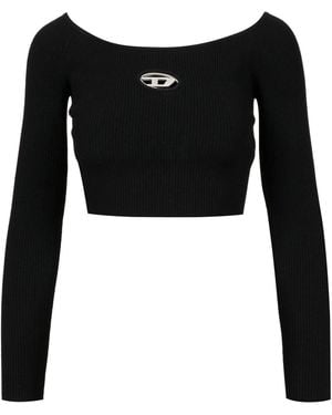 DIESEL Pullover schwarz