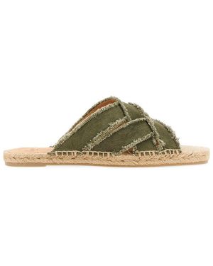 Castañer Solid Pilita Sandals - Green