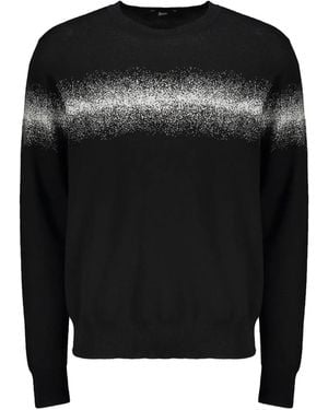 Herno Cotton Blend Pullover - Black