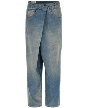Maison Margiela Asymmetric Jeans - Blue