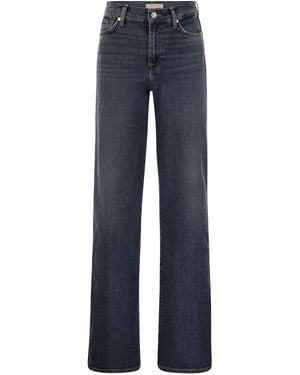 7 For All Mankind 7 für alle Mankind Lotta Bay Mid Tailled Jeans - Blau