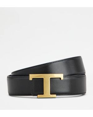 Tod's Reversibles T-Shirt zeitlos - Schwarz