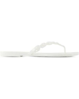 Tory Burch Gemini Flip Flops - Weiß