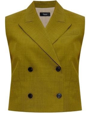 Theory Veston À Boutonnière Croisée - Marron