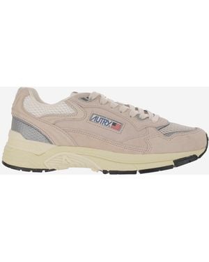 Autry Hyperway Mesh und Wildleder -Turnschuhe - Grau