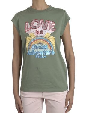 Pinko T-Shirt Grün