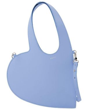 Coperni Baby Hart Crossbody Leer Blauw