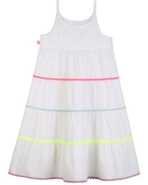 Billieblush Vestito Con Spalline - White
