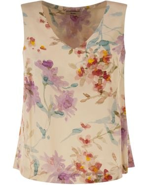 Herno Floral Print Top - Multicolour