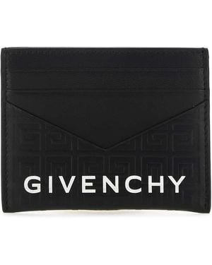 Givenchy Leather Card Holder - Black