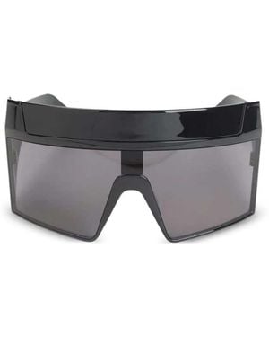 Rick Owens Rev Shiny Sonnenbrille - Grau