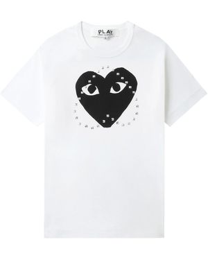 COMME DES GARÇONS PLAY JE'm Ne vous laissera pas vous permettre de vous en sortir. - Blanc