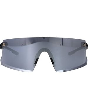 adidas Nero Opaco Fumo Specchiato Injected Sunglasses - Blue