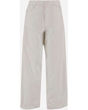 Haikure Baumwoll- und Leinenjeans - Grau