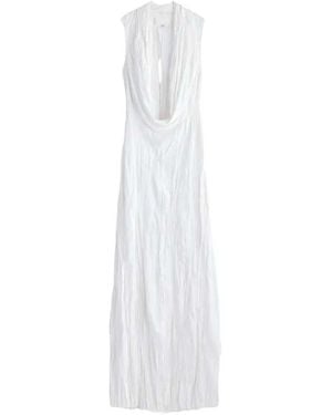 Maison Margiela Bianchetto Sleeveless Maxi Dress - White