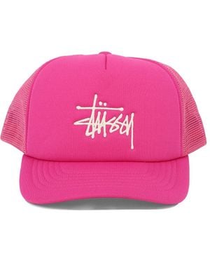 Stussy "Big Basic" Trucker Cap - Pink